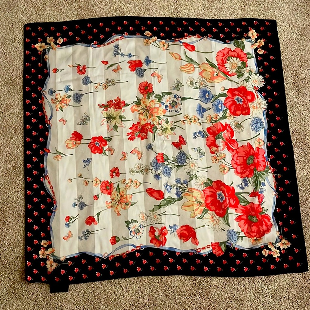 Tie rack brand colorful scarf